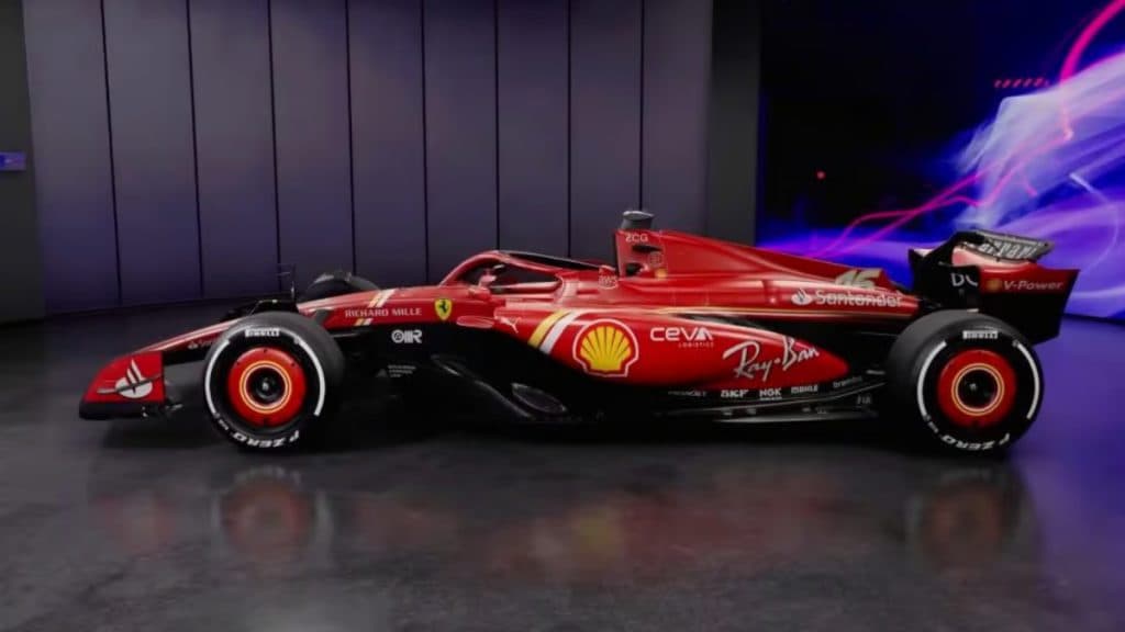 F1 24 Ferrari car