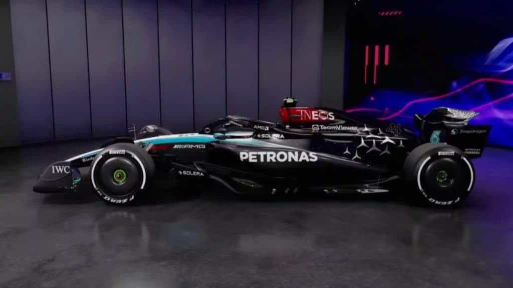 F1 24 Mercedes car