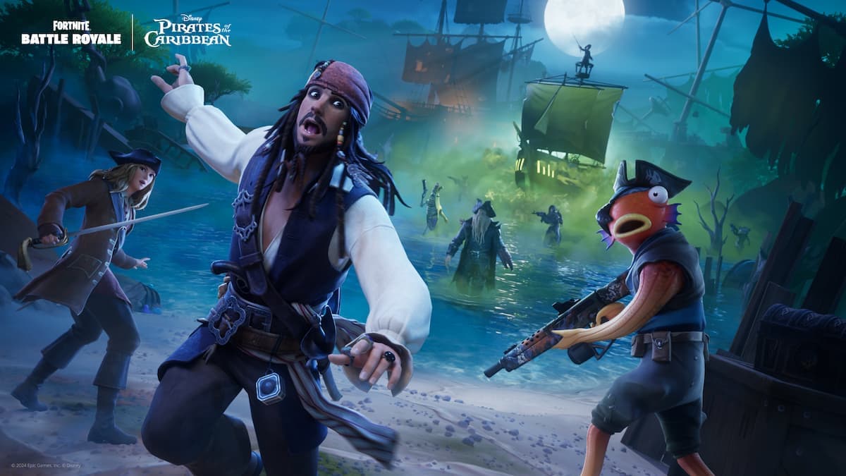 Pirates of the Caribbean crossover characters in Fortnite