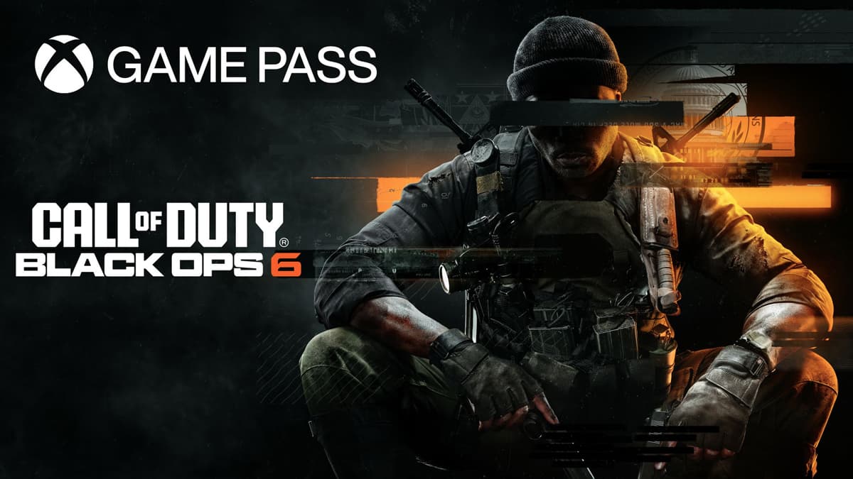 Black Ops 6 cover art and Xbox Game Pass logo