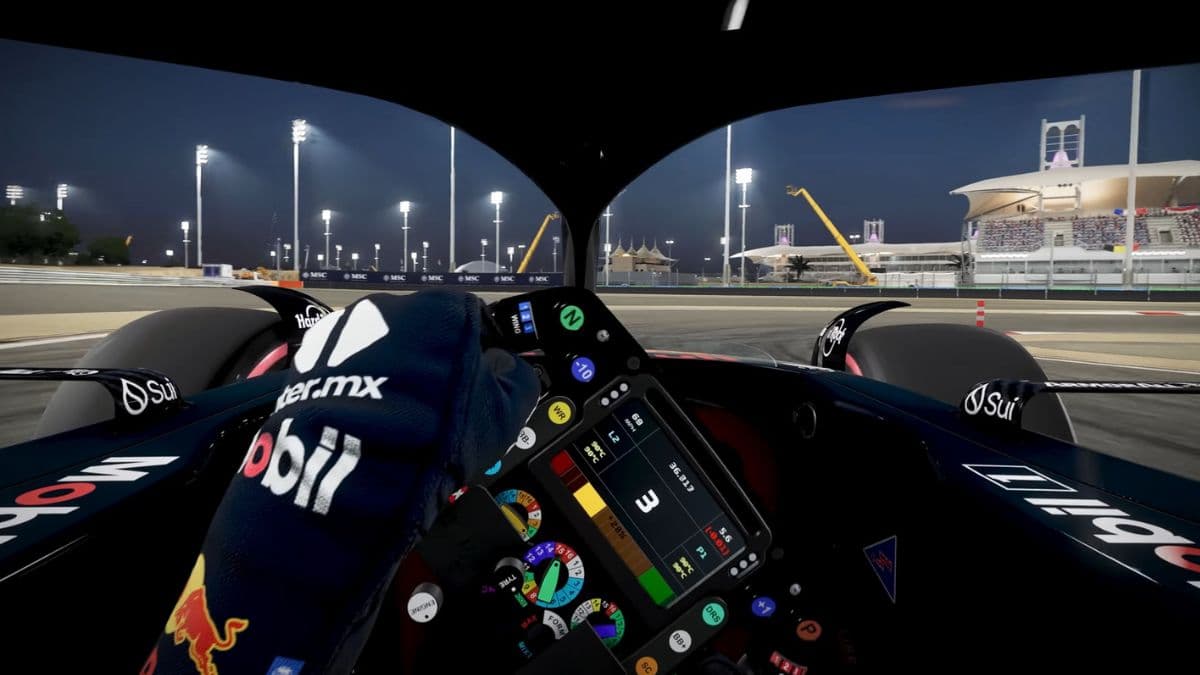 Cockpit view in F1 24