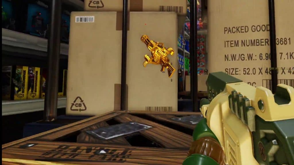 Gold Minigun in Hypercharge: Unboxed