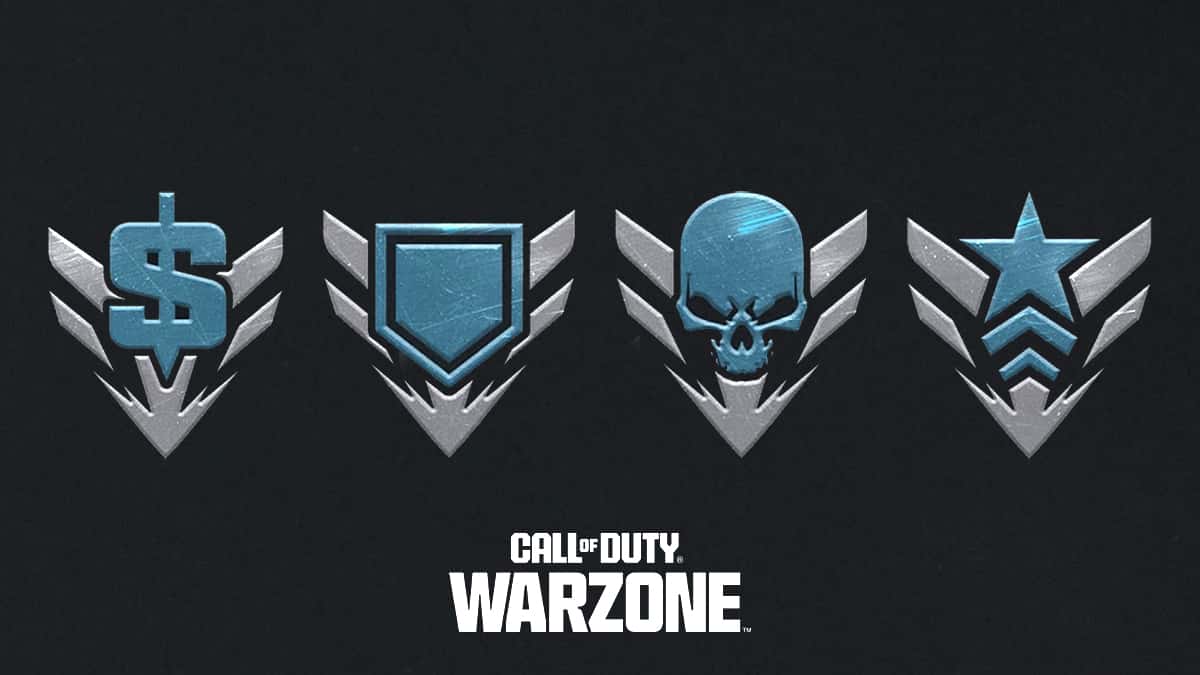 Warzone Rewards category icons