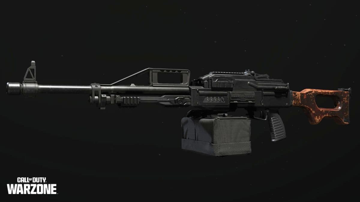 mw3 pulemyot with warzone logo