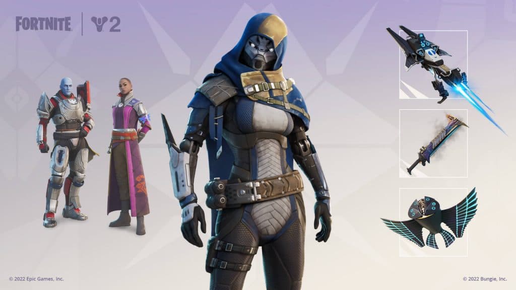 Destiny 2 outfits in Fortnite