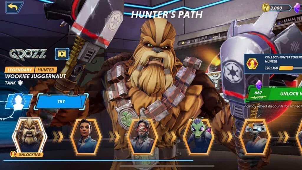 Hunter's Path in Star Wars: Hunters