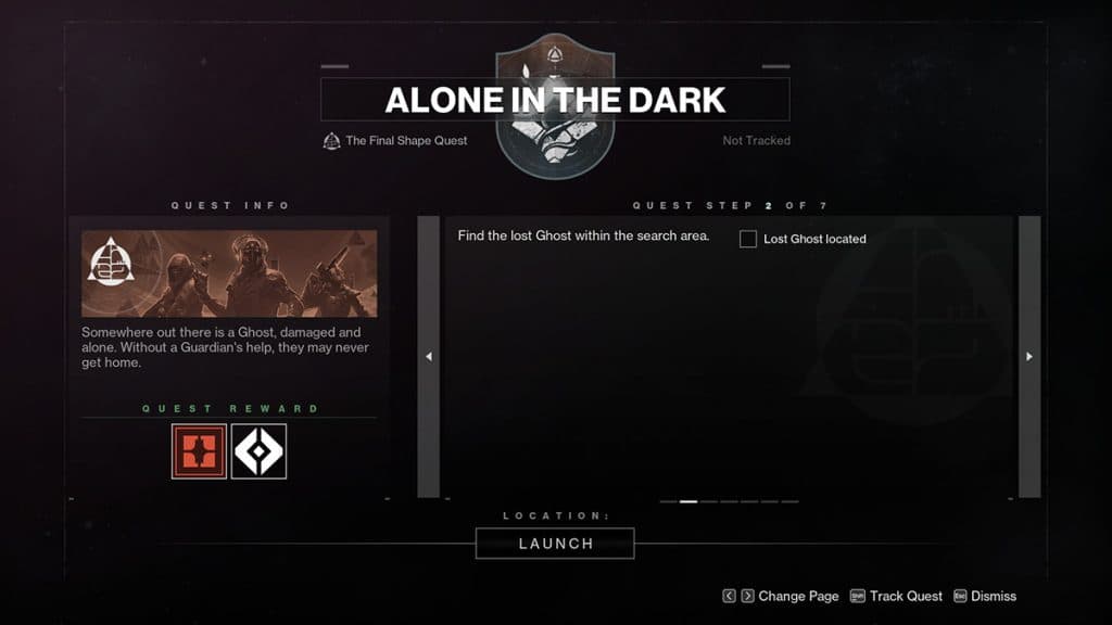 The Alone in the Dark missions in Destiny 2 The Final Shape