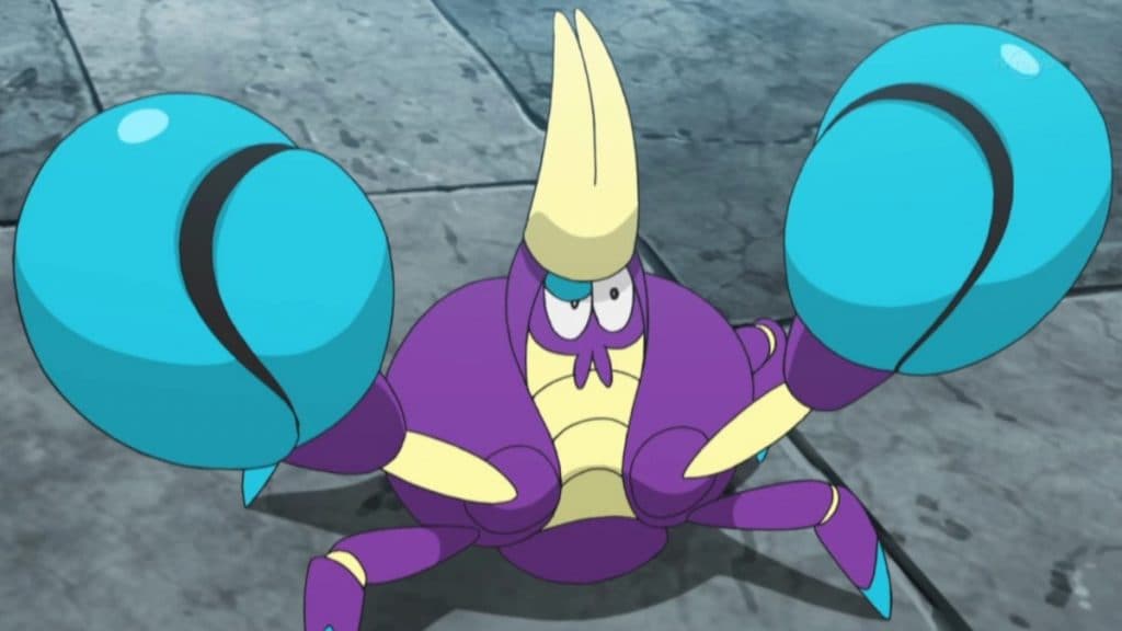 pokemon go species crabrawler in the anime