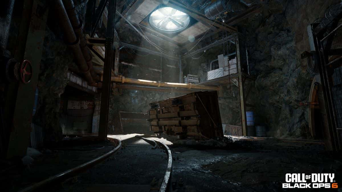 Mappa di Black Ops 6 ambientata in una miniera abbandonata