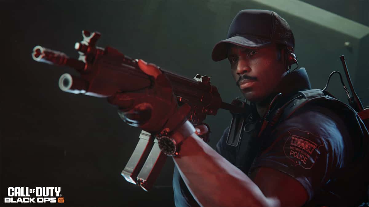 Black Ops 6 Troy Marshall holding weapon