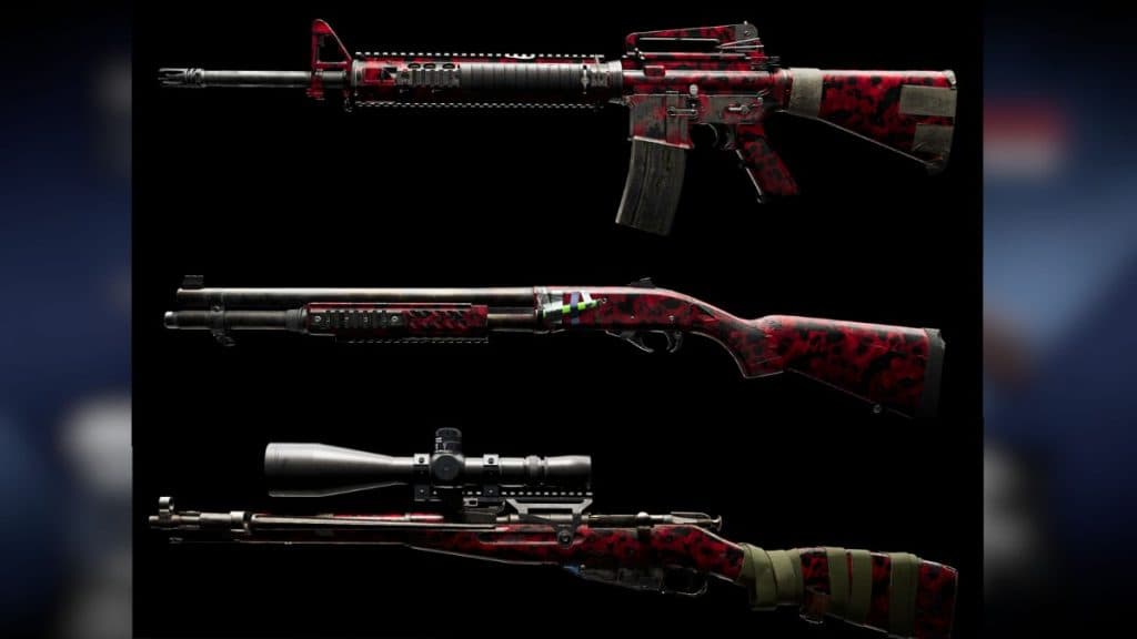 Free XDefiant Eruption skins for M16A4, M44, and M870