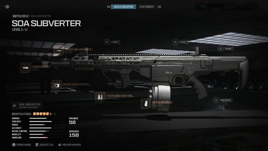 soa subverter in mw3 gunsmith