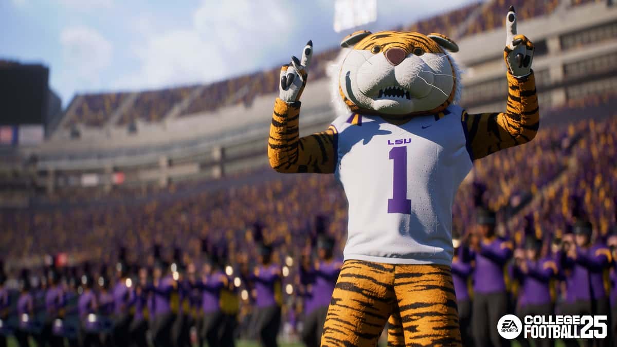 Louisiana State University's Mike the Tiger in CF25