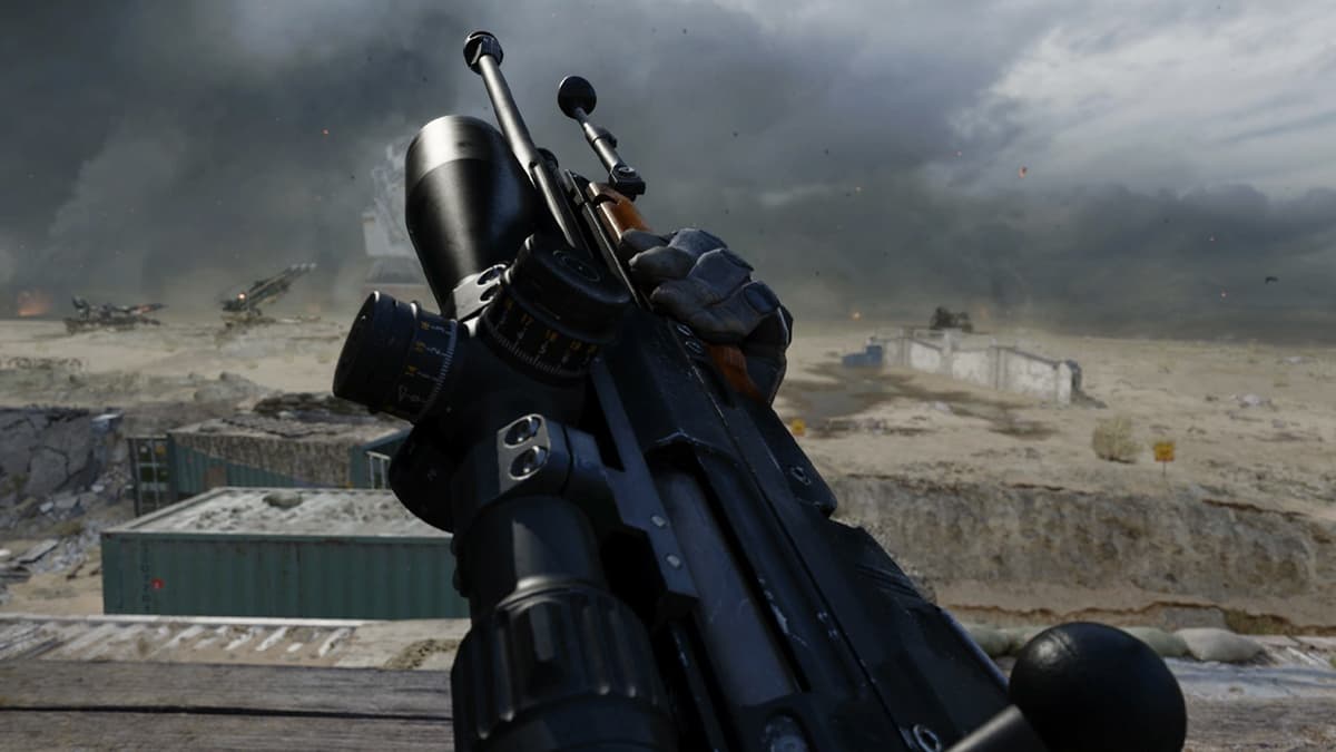 Black Ops 6 Operator holding Sniper Rifle