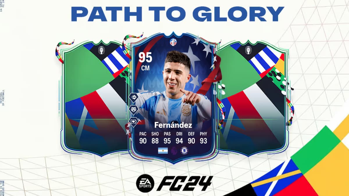 PTG Enzo Fernandez card in EA FC 24