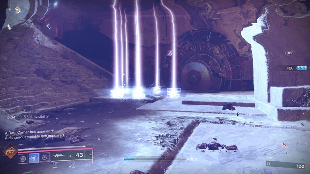 Data cubes in Arena: breach Executable in Destiny 2