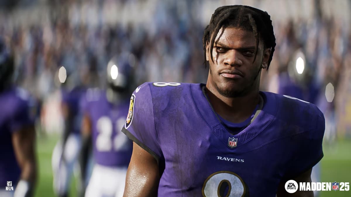 Lamar Jackson in Madden NFL 25