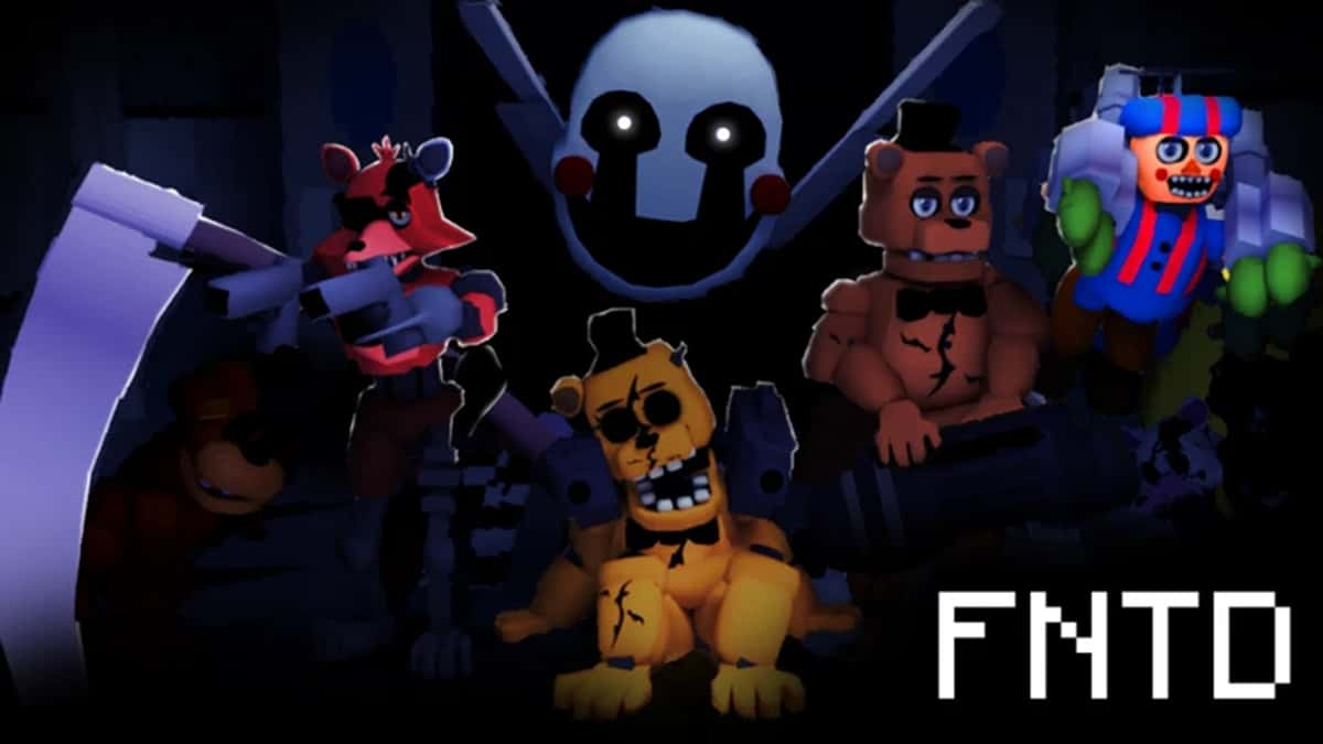 FNAF characters in Five Nights TD key art.