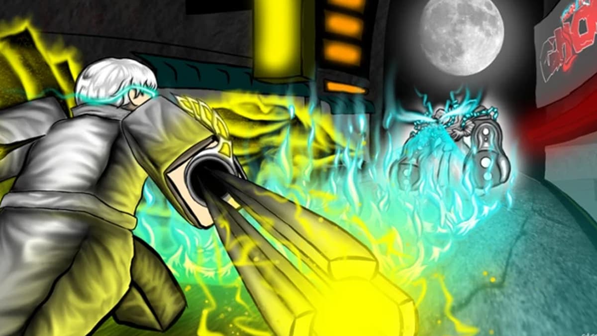 Artwork of characters fighting in Monster Ghoul.