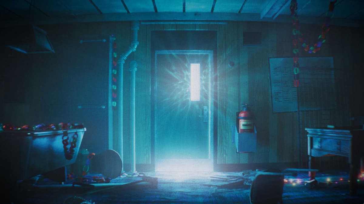 A glowing door in Still Wakes the Deep