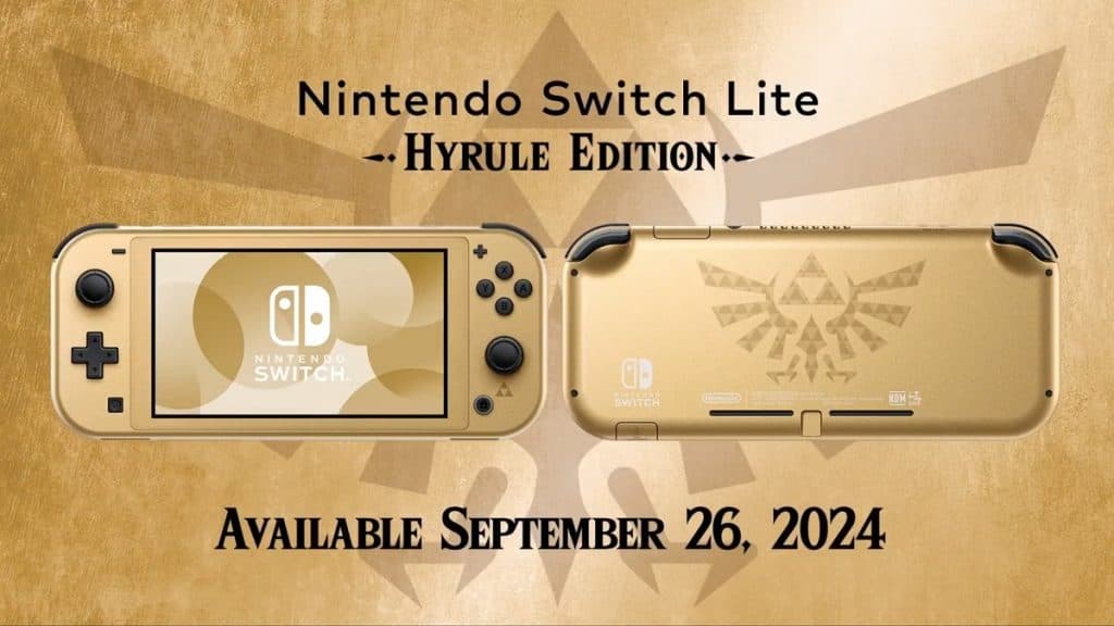 Nintendo Switch Lite Hyrule edition
