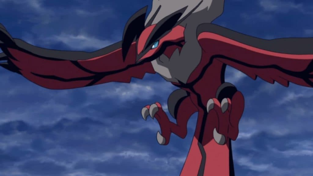 yveltal in the pokemon anime