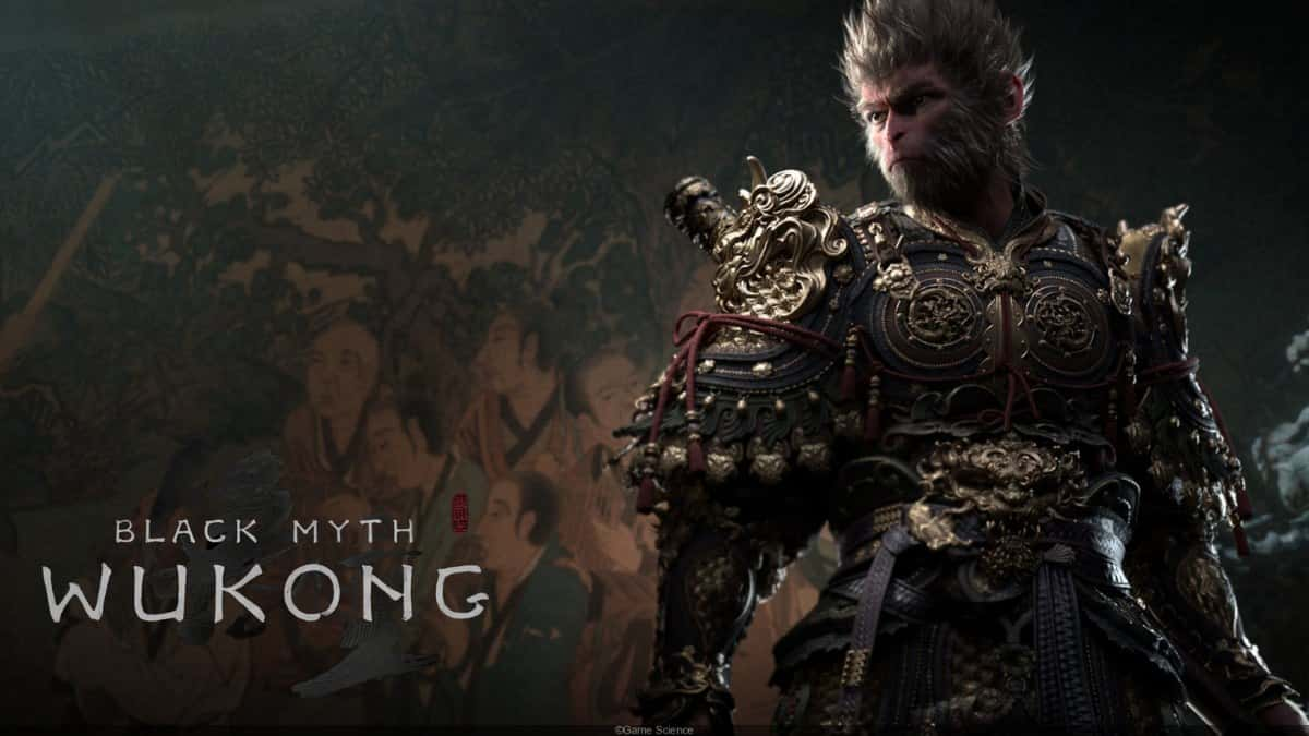 Black Myth: Wukong character with logo