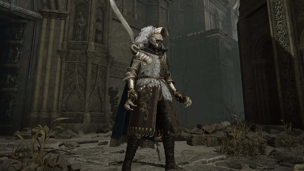 elden ring character in shadow of the erdtree dlc with beast claw
