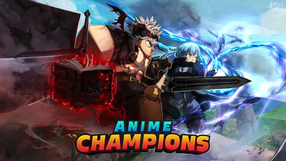 Anime characters in Anime Champions Simulator thumbnail.