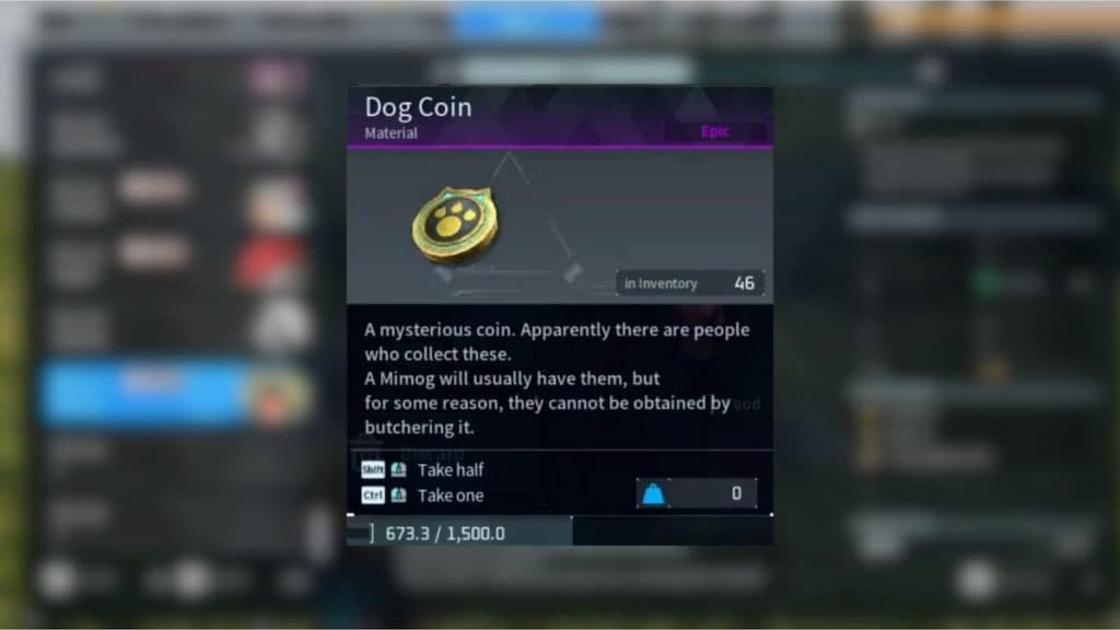 Dog Coins in Palworld