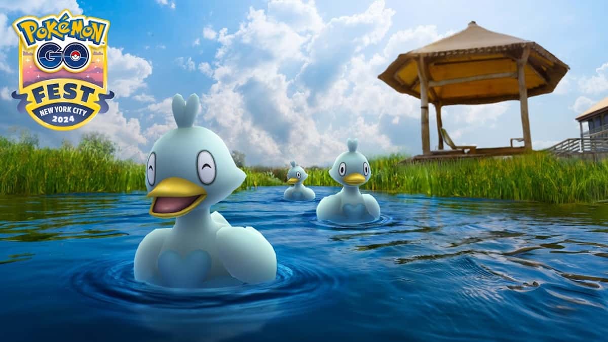 Ducklett in Aquatic Paradise event in Pokemon Go