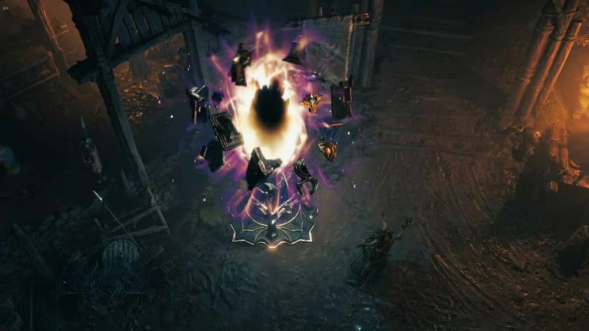 The Artificer's Pit portal in Diablo 4