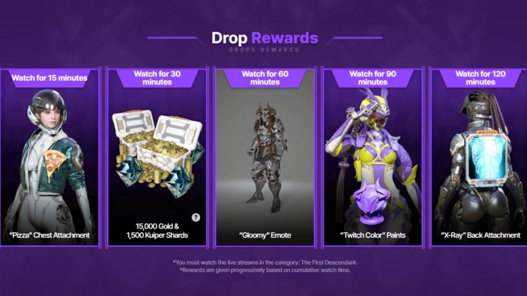 Как получить Twitch Drops The First Descendant