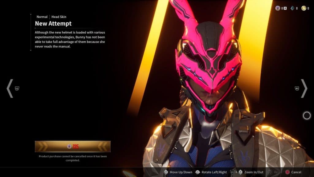 The First Descendant screenshot of New Attempt Head Bunny skin