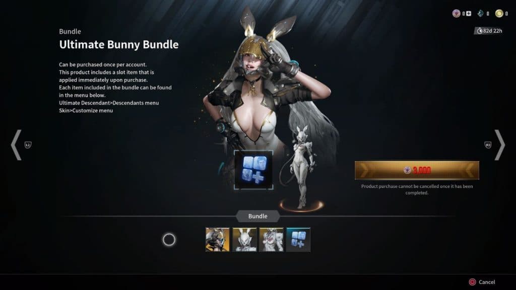 The First Descendant screenshot of Ultimate Bunny skin