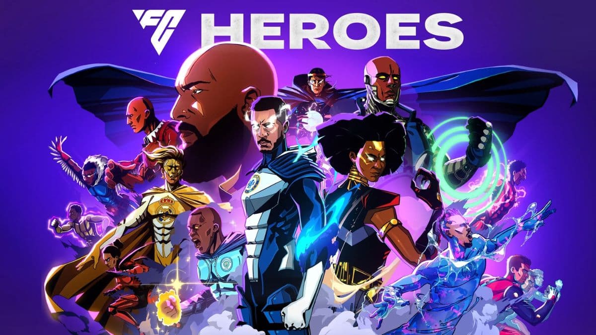 Artwork featuring all new heroes in EA FC 25