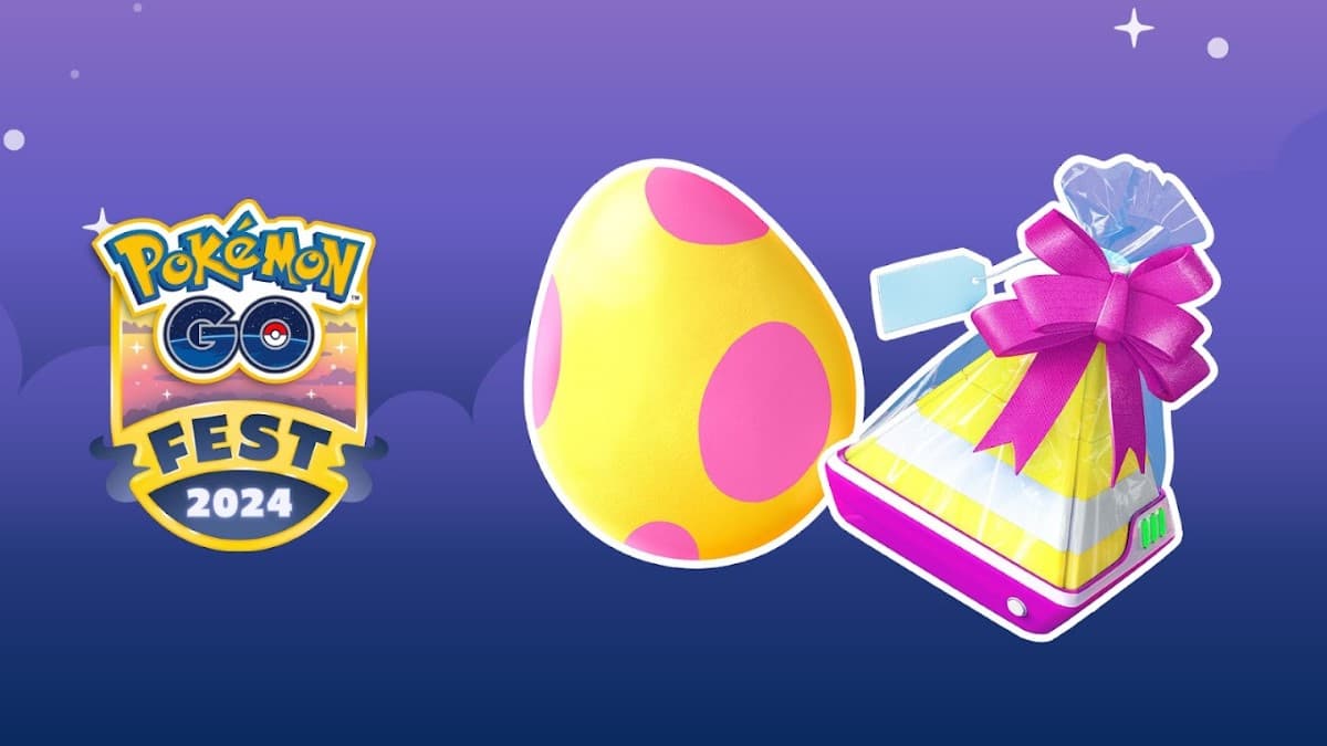 a gift and 7km egg featured in pokemon go fest 2024 early access