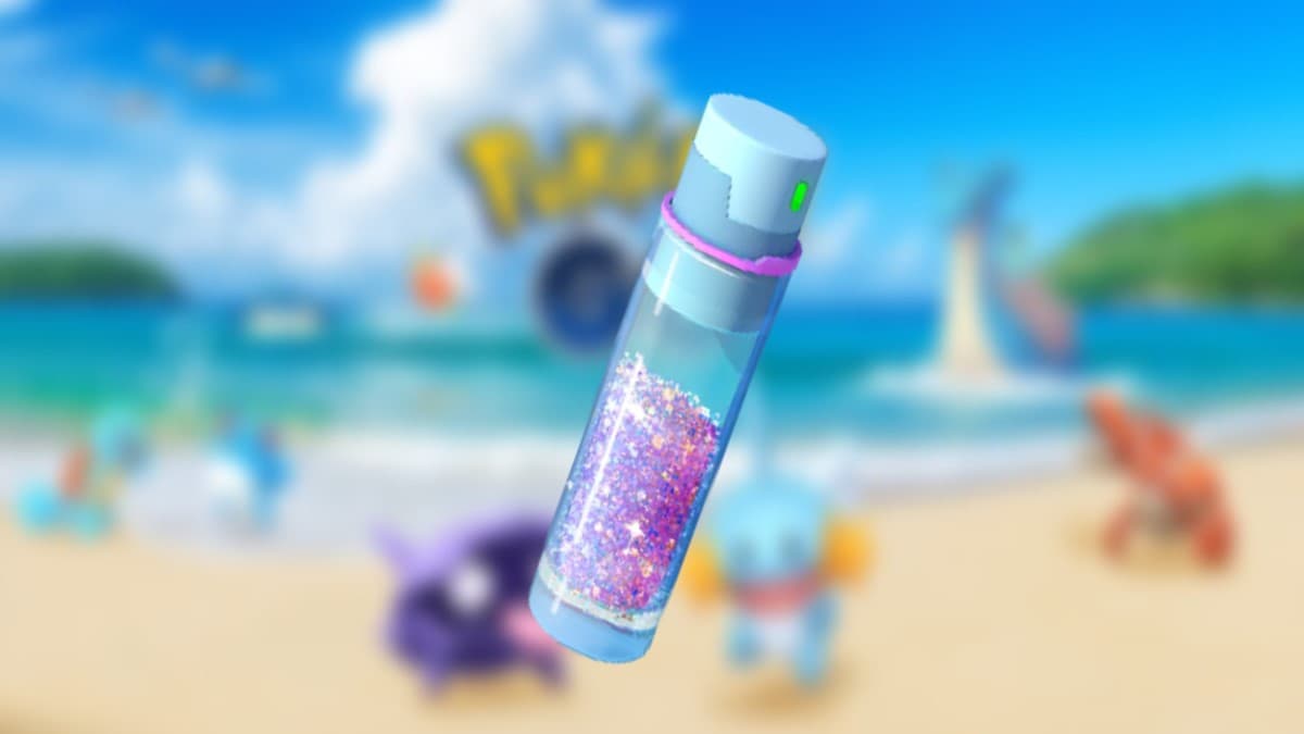 pokemon go item stardust with water type background