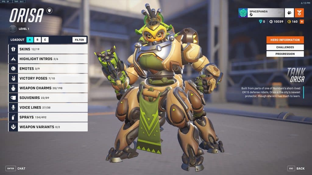 Orisa in Overwatch 2