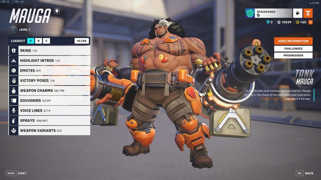 Mauga in Overwatch 2
