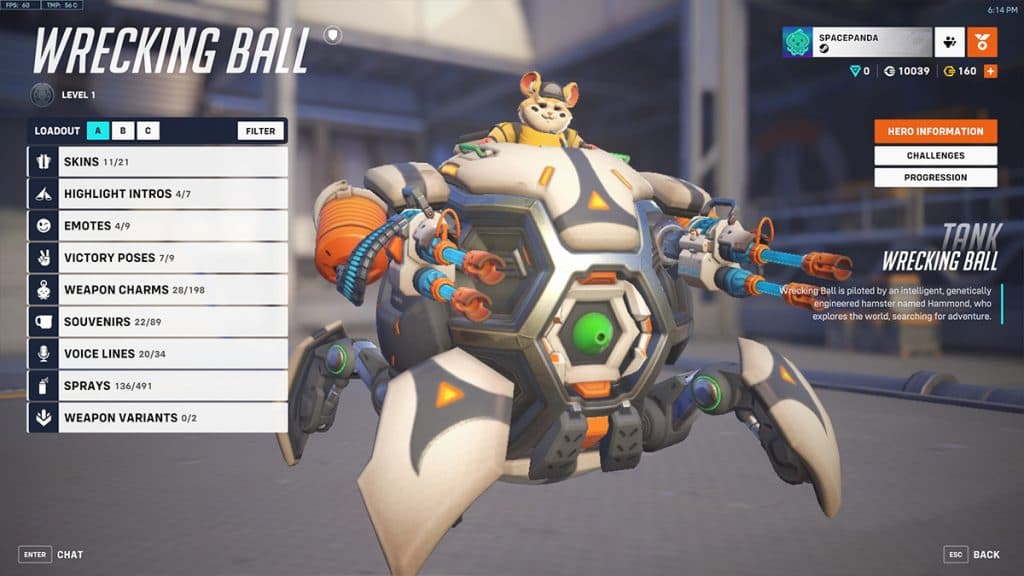 Wrecking Ball in Overwatch 2