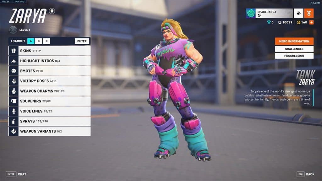 Zarya in Overwatch 2