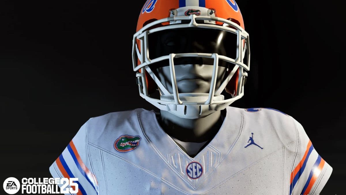 Florida Gators uniform in College Football 25