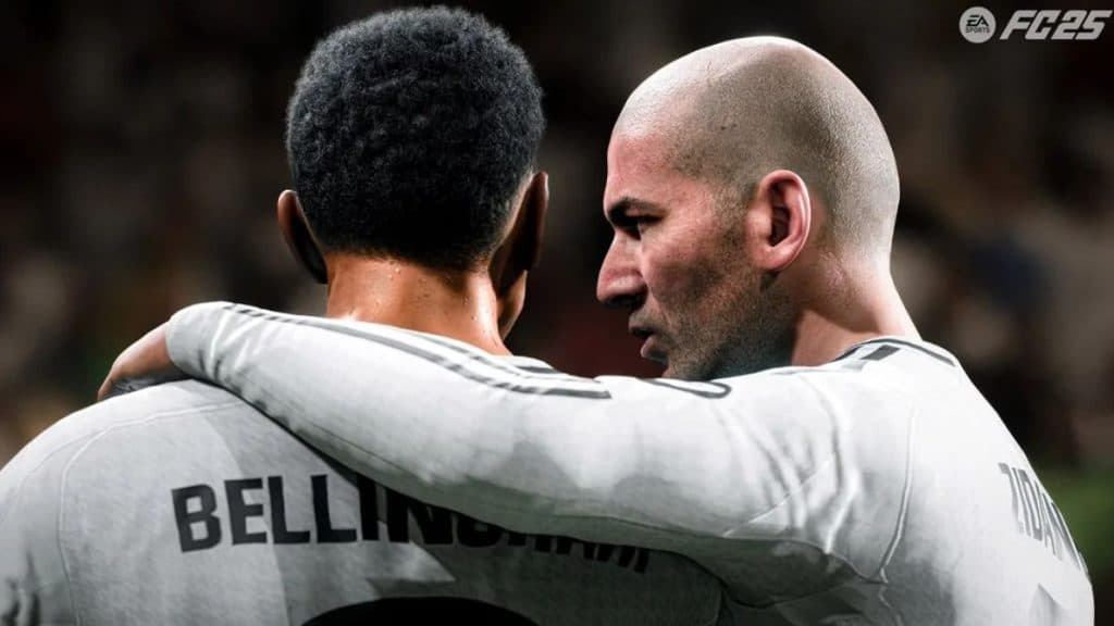 Jude Bellingham and Zidane in EA FC 25