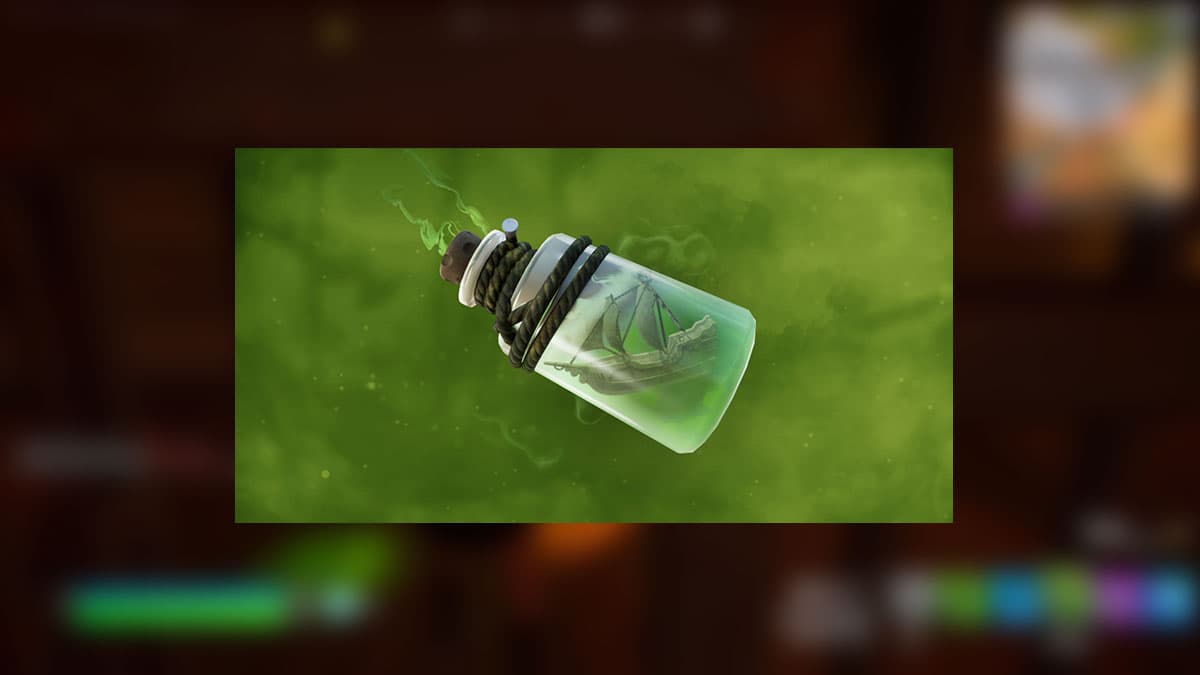 Fortnite Mythic Ship in a Bottle item.