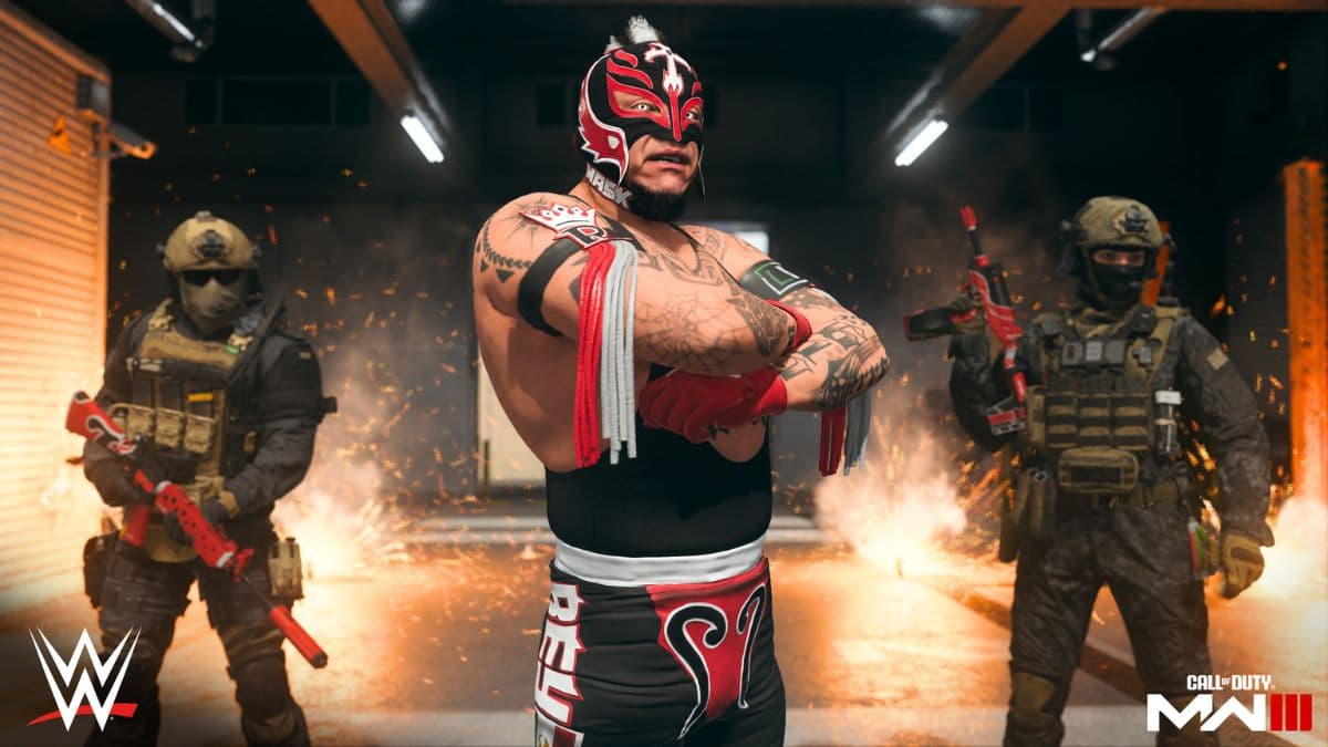 Rey Mysterio in WWE SummerSlam event in MW3 and Warzone