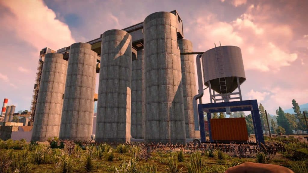 The Grain Silos location in 7 Days to Die