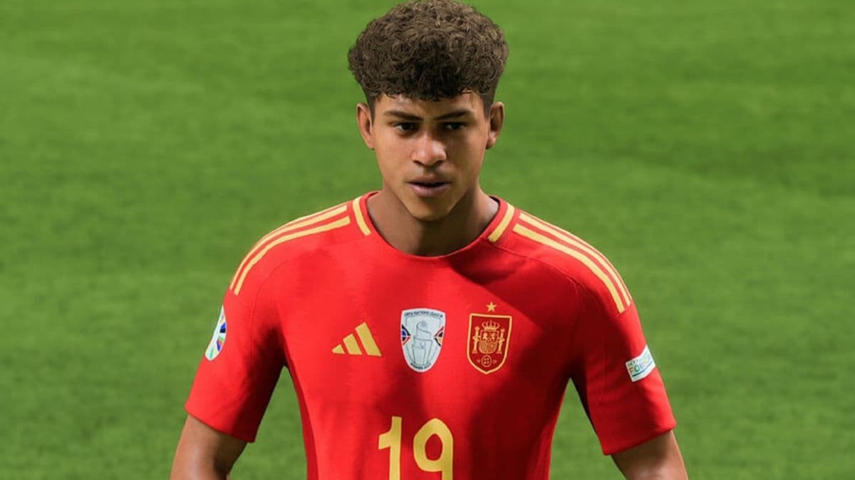 Lamine Yamal in Spain kit for EA FC 24 Euro 2024 mode