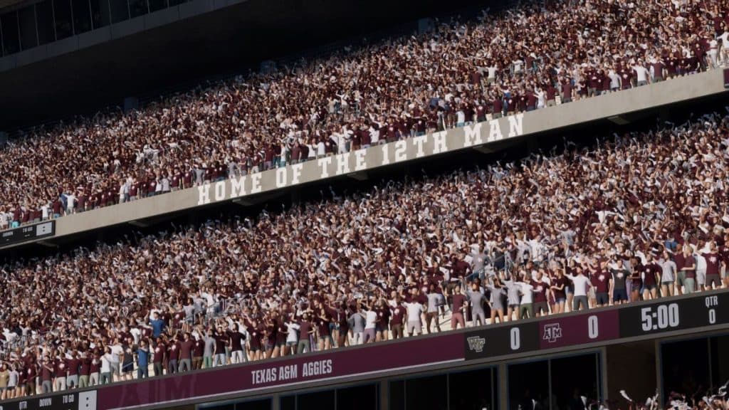 Kyle Field stadium in College Football 25