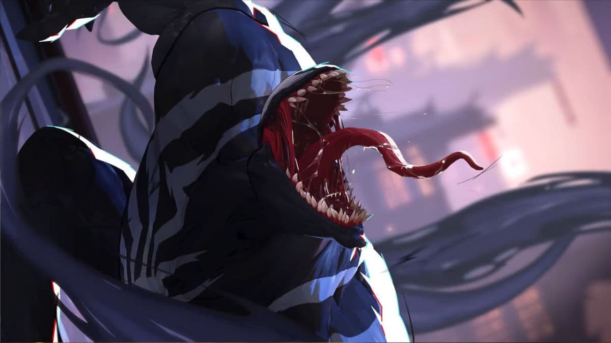 Venom screaming in Marvel Rivals